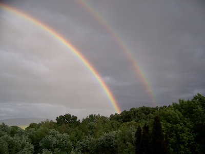 Double Rainbow...but what does it mean???